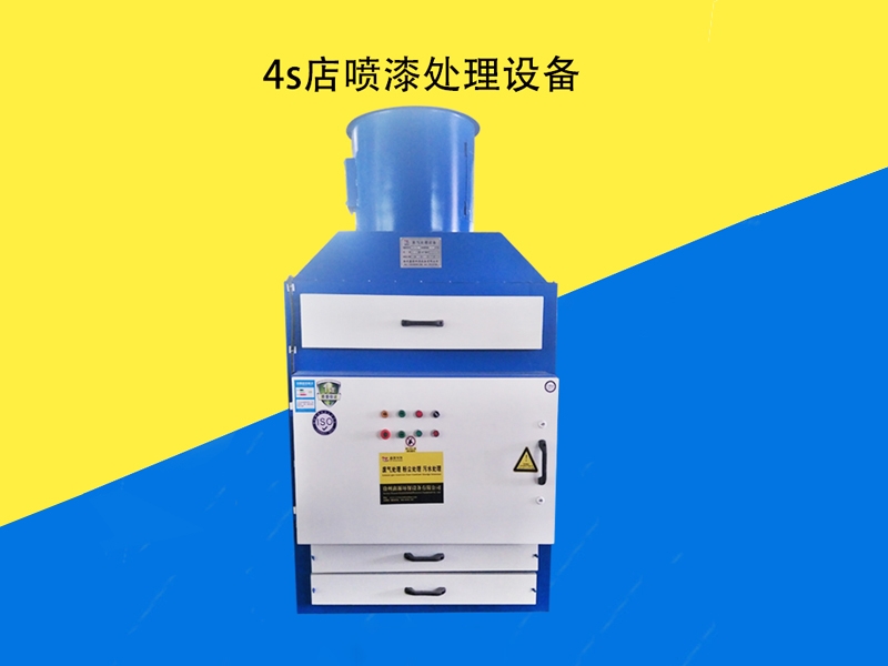 VOC废气处理之4s店喷漆处理设备